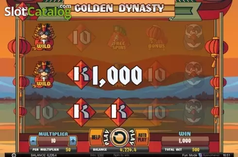 Скрин4. Golden Dynasty (Spinomenal) слот