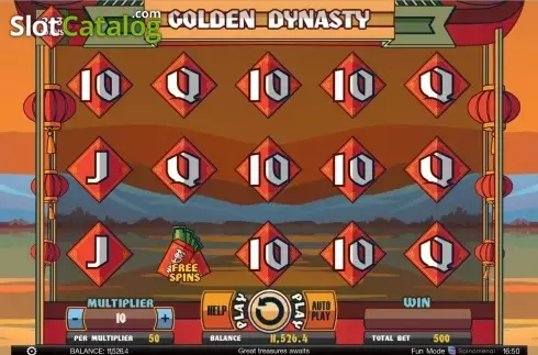 Скрин2. Golden Dynasty (Spinomenal) слот