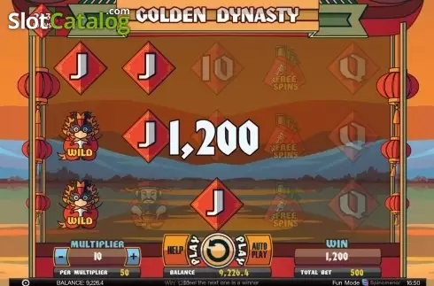 Скрин3. Golden Dynasty (Spinomenal) слот