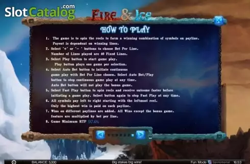 Скрин8. Fire & Ice (Spinomenal) слот