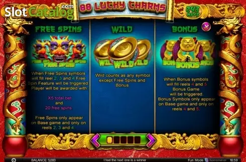 Скрин2. 88 Lucky Charms слот