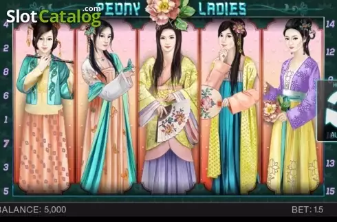 Скрин6. Peony Ladies слот