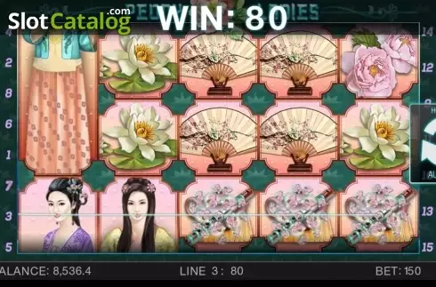 Скрин8. Peony Ladies слот