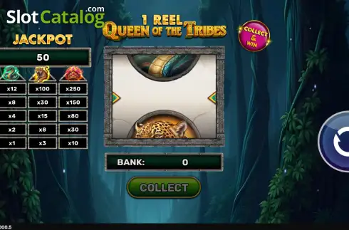 Скрин2. 1 Reel - Queen Of The Tribes слот
