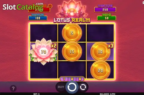 Скрин2. Lotus Realm - Blast The Bonus 3x3 слот