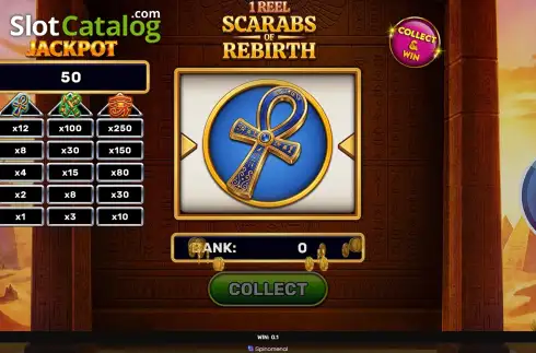 Скрин3. 1 Reel - Scarabs Of Rebirth слот