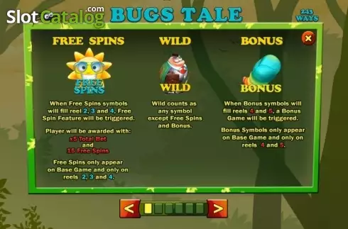Скрин2. Bugs Tale слот