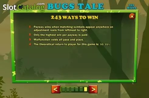 Скрин7. Bugs Tale слот