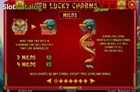 Скрин2. 8 Lucky Charms Xtreme слот