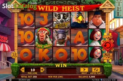 Скрин8. Wild Heist слот