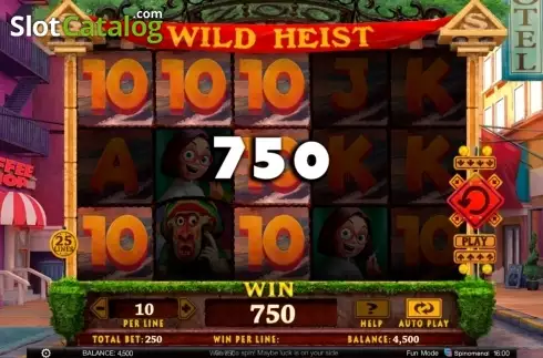Скрин9. Wild Heist слот