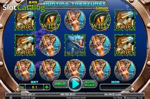 Скрин2. Hunting Treasures Deluxe слот