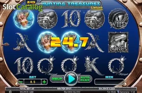 Скрин8. Hunting Treasures Deluxe слот