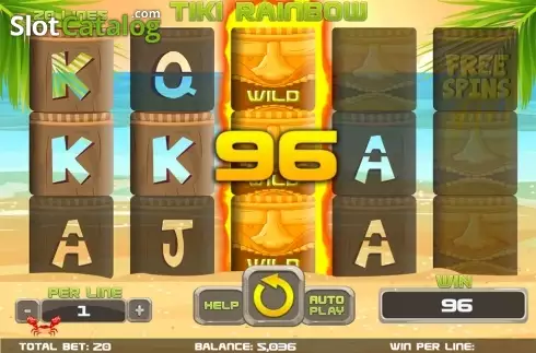 Скрин4. Tiki Rainbow слот