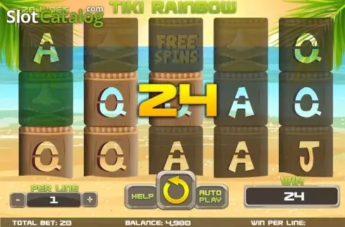 Скрин5. Tiki Rainbow слот
