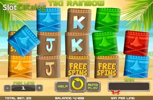 Скрин8. Tiki Rainbow слот