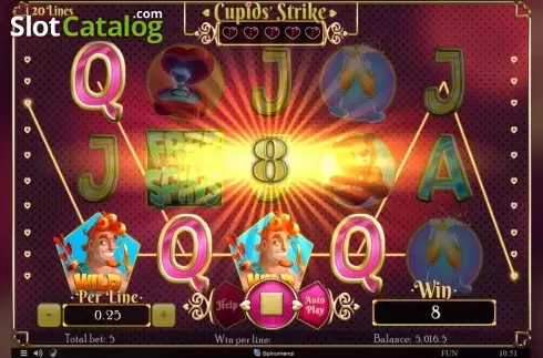 Скрин2. Cupids Strike слот