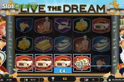 Скрин3. Live the Dream слот