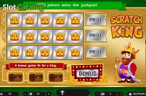 Скрин2. Scratch King слот