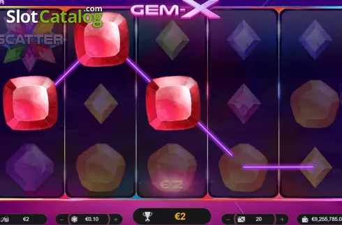 Скрин3. Gem-X слот