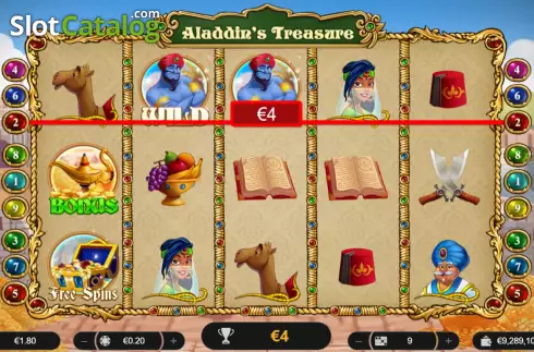 Скрин3. Aladdin's Treasure (Spinoro) слот