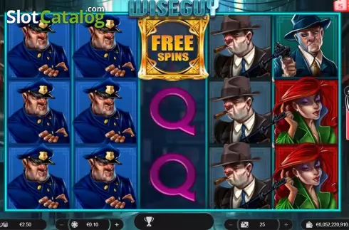 Скрин2. Wiseguy слот