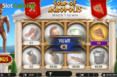 Скрин3. Gold of Acropolis слот