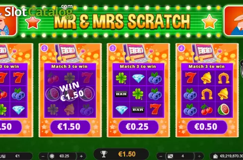 Скрин3. Mr and Mrs Scratch слот