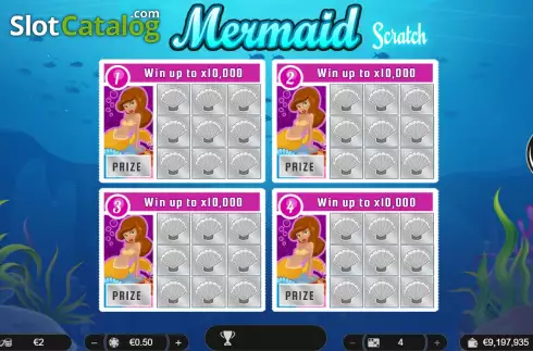 Скрин2. Mermaid Scratch слот