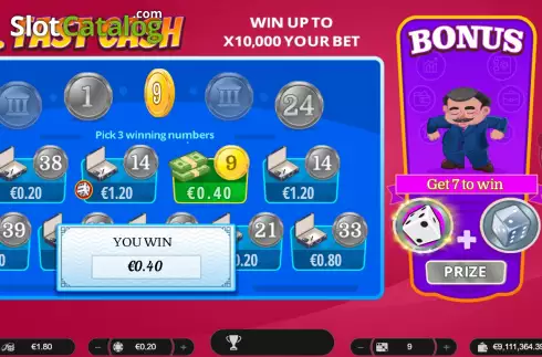 Скрин3. Mr Fast Cash слот