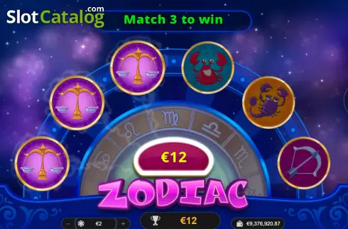 Скрин3. Zodiac (Spinoro) слот