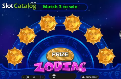 Скрин2. Zodiac (Spinoro) слот