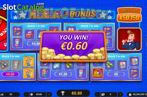 Скрин3. Wheel of Luck (Spinoro) слот