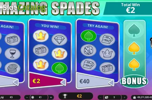 Скрин3. Amazing Spades слот