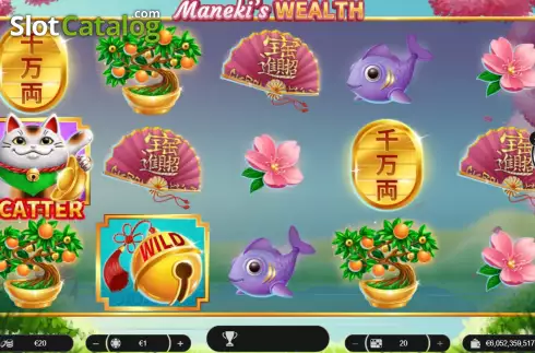Скрин2. Maneki's Wealth слот