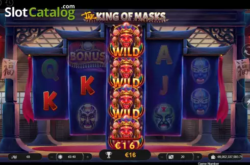 Скрин3. The King of Masks слот
