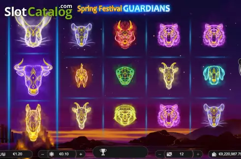 Скрин2. Spring Festival Guardians слот