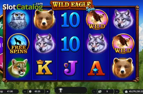 Скрин2. Wild Eagle Spins слот