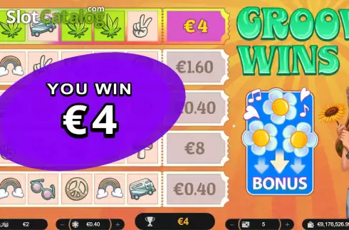 Скрин3. Groovy Wins слот