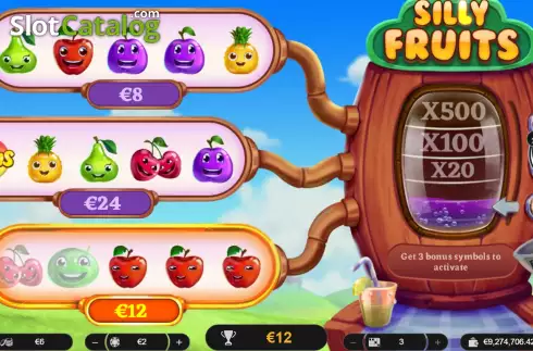 Скрин3. Silly Fruits слот
