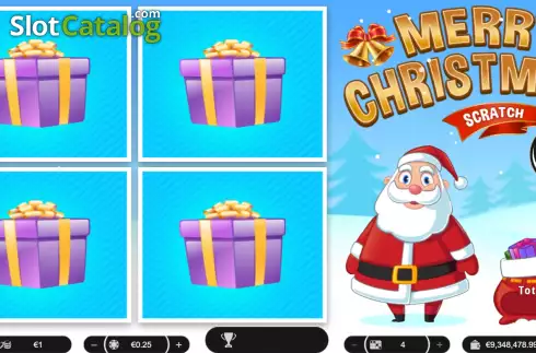 Скрин2. Merry Christmas Scratch слот