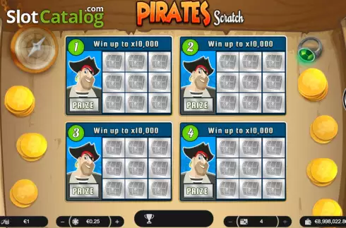 Скрин2. Pirates Scratch слот