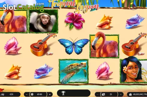 Скрин2. Tropical Lagoon слот
