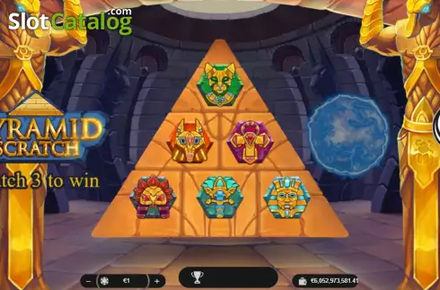 Скрин2. Pyramid Scratch слот