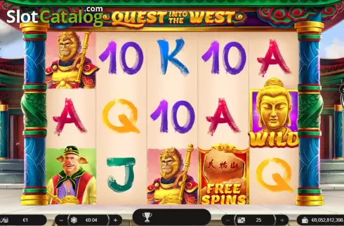 Скрин2. Quest into the West слот