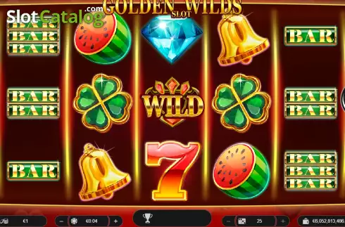 Скрин2. Golden Wilds слот