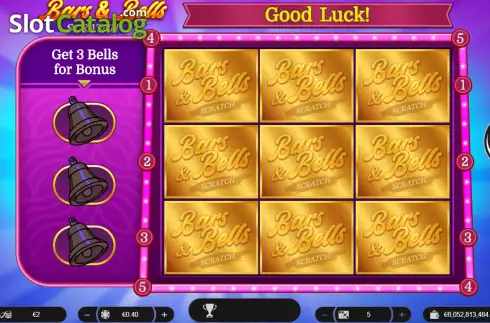 Скрин2. Bars & Bells Scratch слот