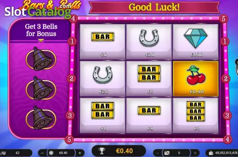 Скрин3. Bars & Bells Scratch слот