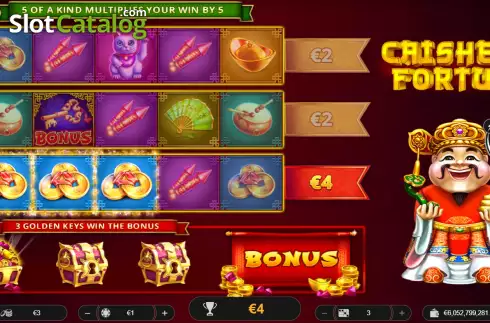 Скрин3. Caishen’s Fortune (Spinoro) слот