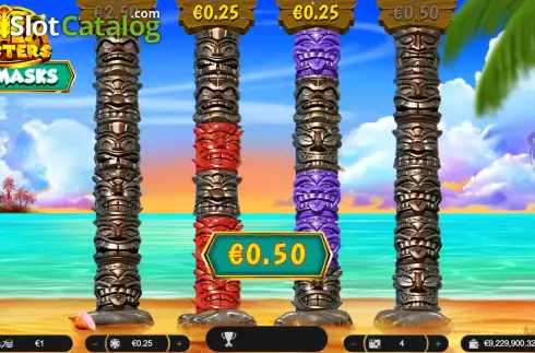 Скрин3. Totem Masters Tiki Masks слот
